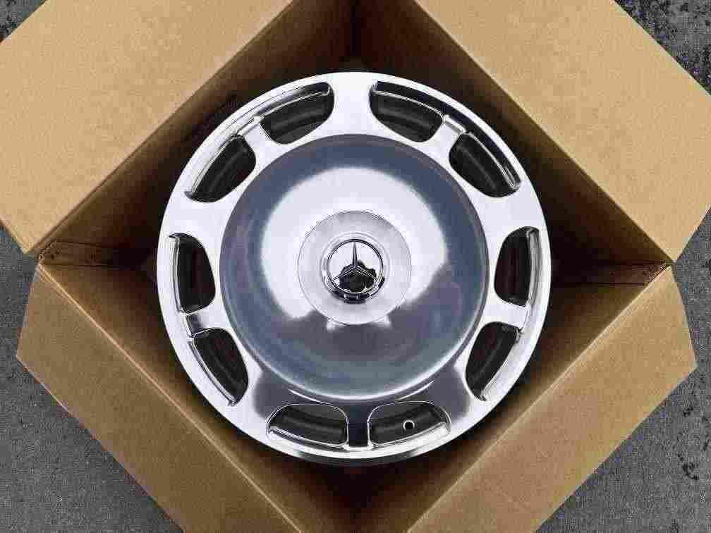 Кованые диски Ju-Tuning 1101 зеркальная полировка R18–R20 5x112 на Mercedes C/E/S, GLC, GLE