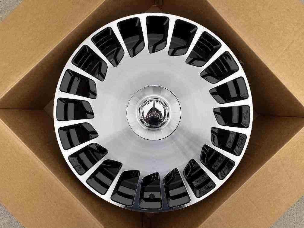 Кованые диски Ju-Tuning 1103B чёрный глянец R19–R20 5x112 на Mercedes C/E/S, GLC, GLE