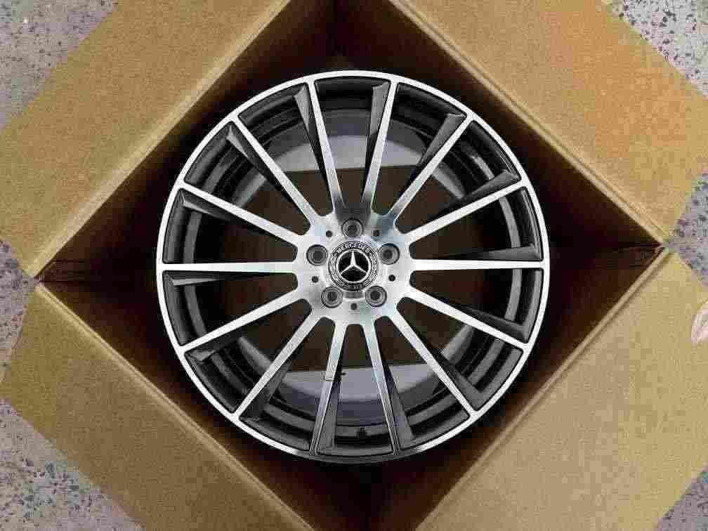 Кованые диски Ju-Tuning 1104B графит mercedes gunmetal R18–R21 5x112 на Mercedes C/E/S, GLC, GLE