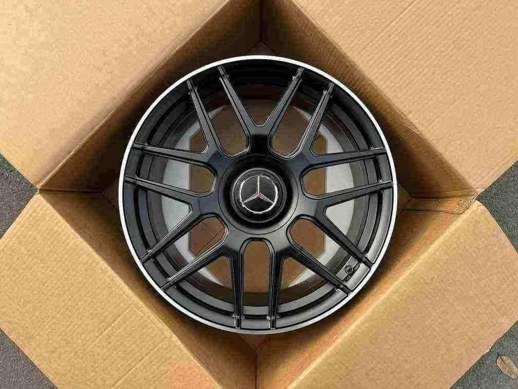 Кованые диски Ju-Tuning 1106 чёрный мат R18–R22 5x112 / 5x130 на Mercedes C/E/S, GLC, GLE