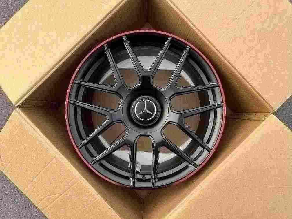 Кованые диски Ju-Tuning 1106G чёрный мат R20–R22 5x112 / 5x130 на Mercedes C/E/S, GLC, GLE — фото 2