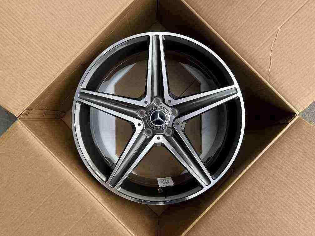 Кованые диски Ju-Tuning 1107 графит mercedes gunmetal R18–R19 5x112 на Mercedes C/E/S, GLC, GLE