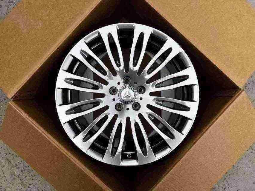 Кованые диски Ju-Tuning 1109 яркое серебро R19–R20 5x112 на Mercedes C/E/S, GLC, GLE
