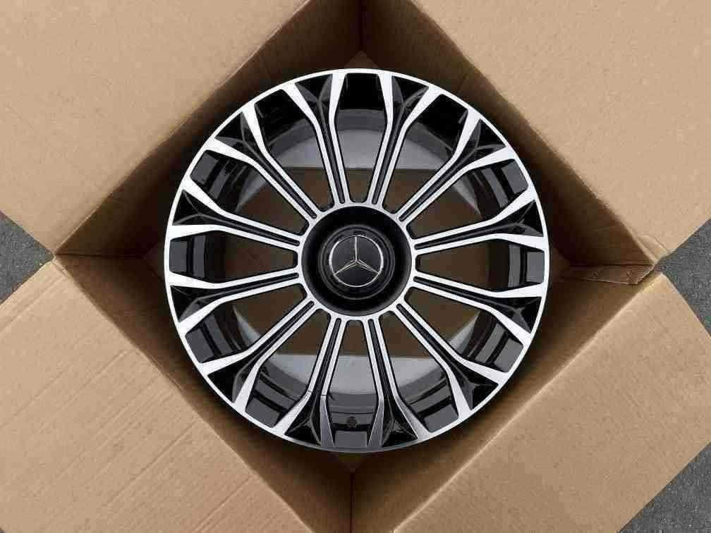 Кованые диски Ju-Tuning 1117 чёрный глянец R18–R20 5x112 на Mercedes C/E/S, GLC, GLE