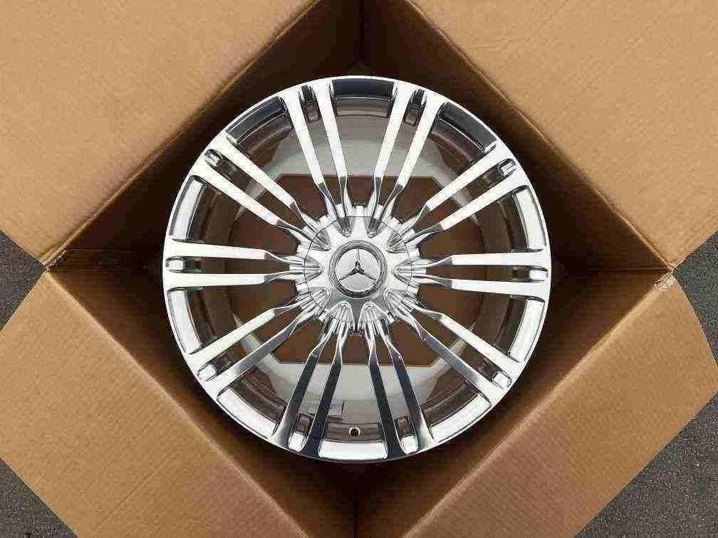Кованые диски Ju-Tuning 1118 зеркальная полировка R19–R20 5x112 на Mercedes C/E/S, GLC, GLE