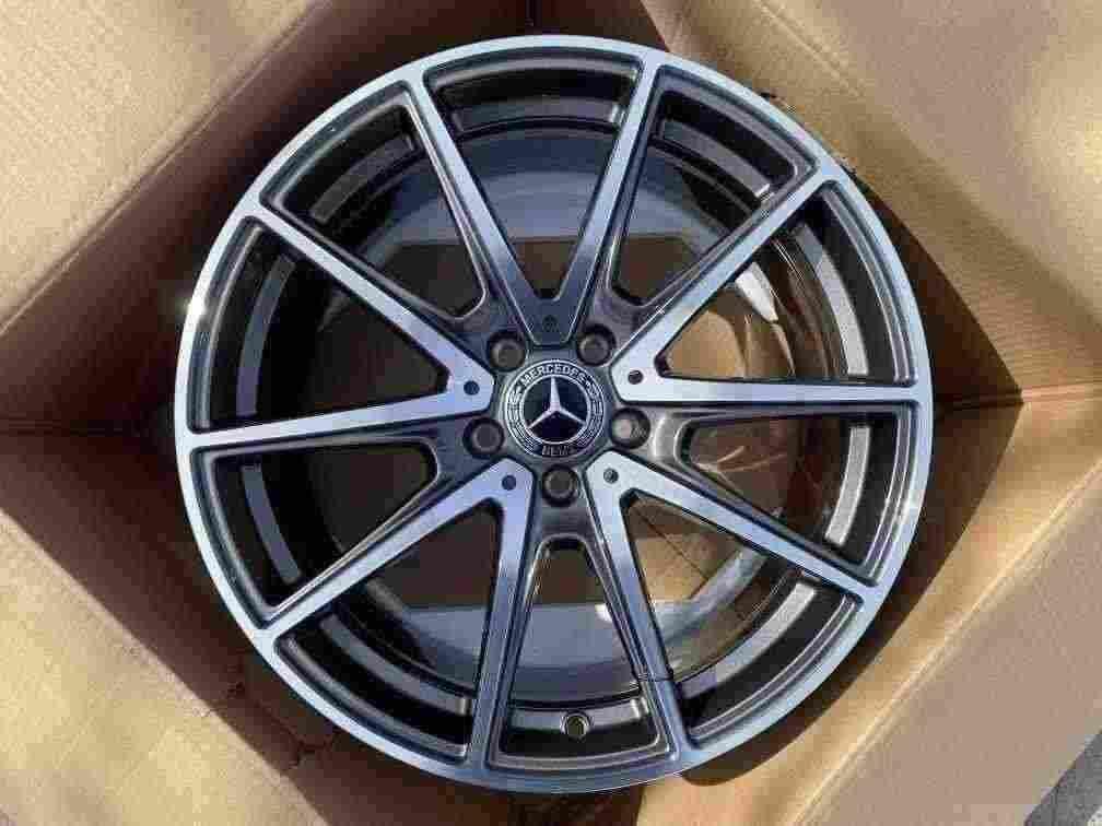 Кованые диски Ju-Tuning 1120 графит mercedes gunmetal R19–R20 5x112 на Mercedes C/E/S, GLC, GLE