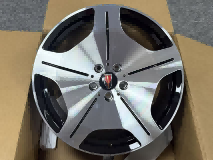 Кованые диски Ju-Tuning 1134 чёрный глянец R17–R20 5x112 / 5x114.3 на Mercedes C/E/S, GLC, GLE — фото 2