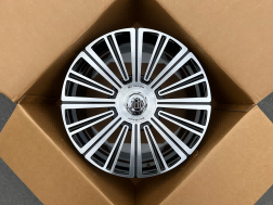 Кованые диски Ju-Tuning 1138 чёрный глянец R20–R22 5x112 на Mercedes C/E/S, GLC, GLE