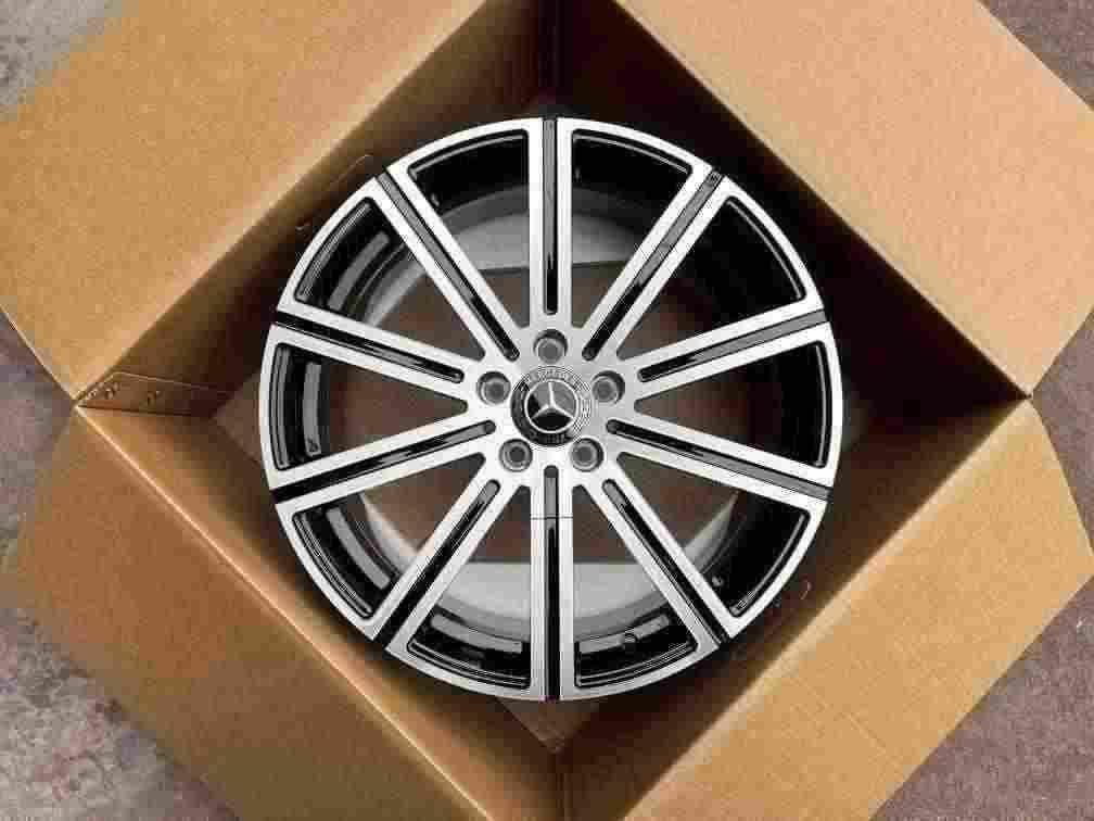 Кованые диски Ju-Tuning 1139 чёрный глянец R18–R19 5x112 на Mercedes C/E/S, GLC, GLE