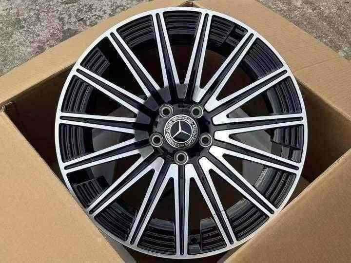 Кованые диски Ju-Tuning 1145 чёрный глянец R18–R20 5x112 на Mercedes C/E/S, GLC, GLE