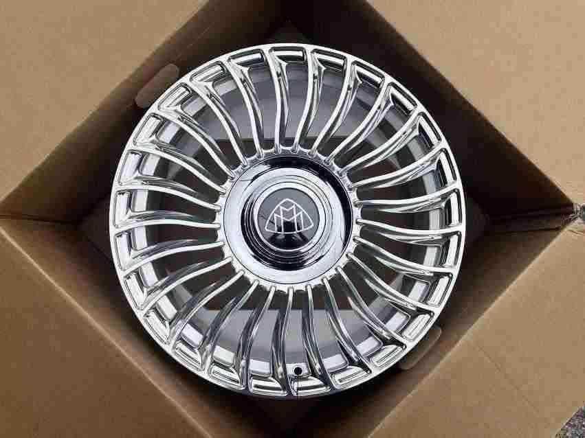 Кованые диски Ju-Tuning 1147 зеркальная полировка R17–R19 5x112 на Mercedes C/E/S, GLC, GLE