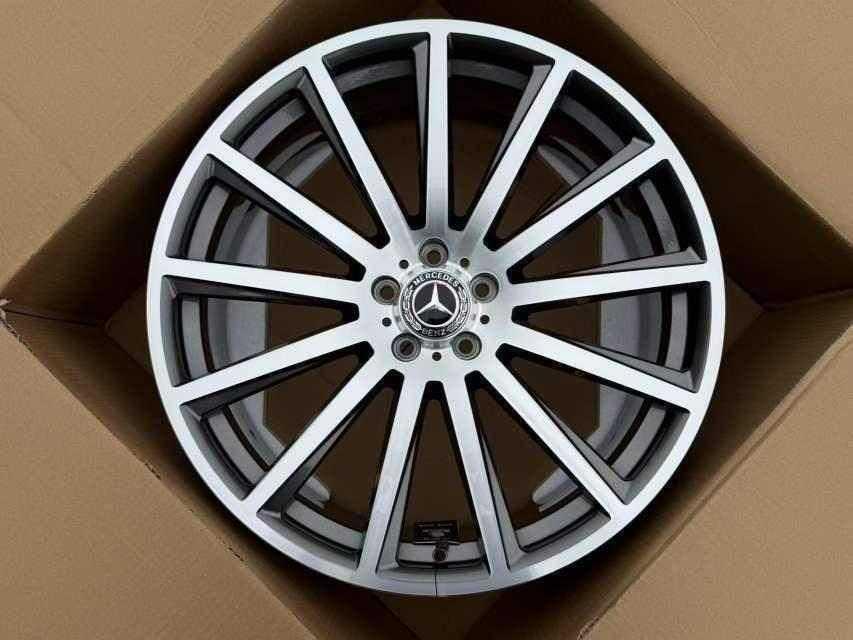 Кованые диски Ju-Tuning 1150 графит mercedes gunmetal R22 5x112 на Mercedes C/E/S, GLC, GLE