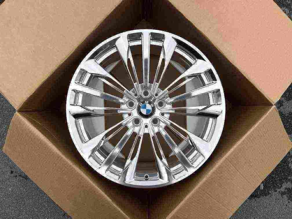Кованые диски Ju-Tuning 1203 зеркальная полировка R18–R20 5x112 / 5x120 на BMW G-серии, X3-X7