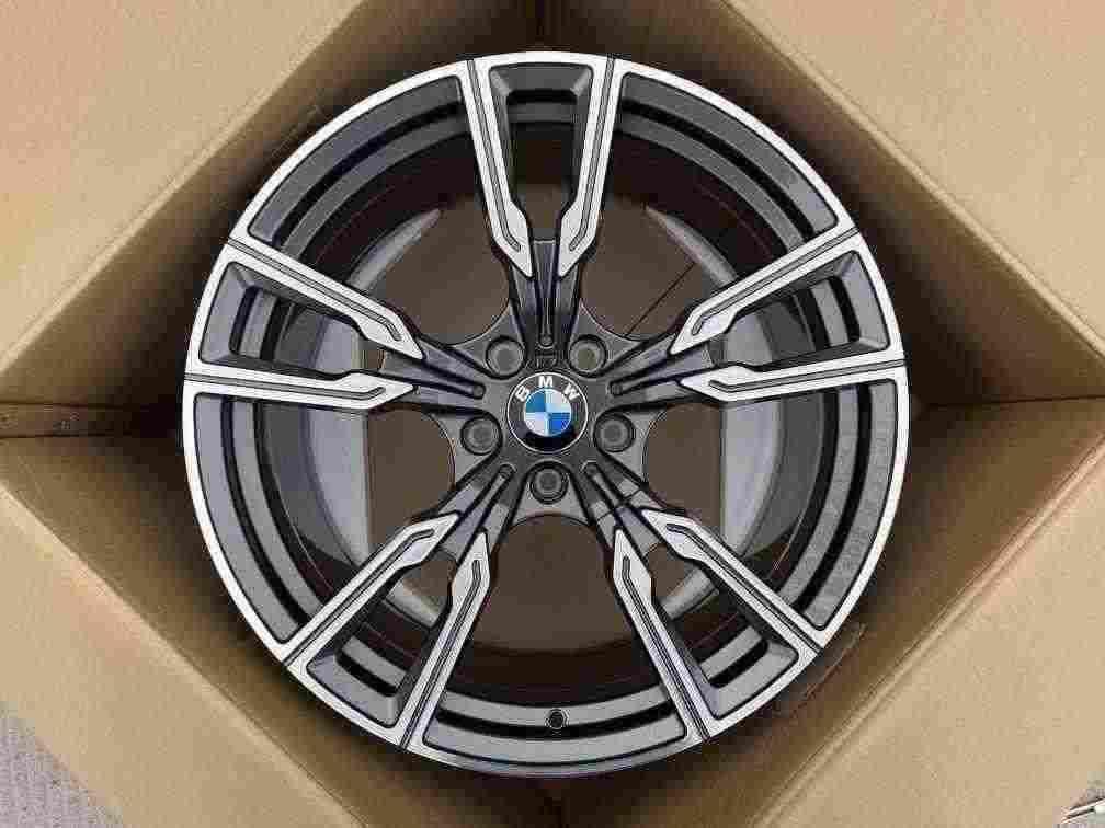 Кованые диски Ju-Tuning 1214 графит porsche gunmetal R19–R20 5x120 на BMW 3/5/7, X5/X6