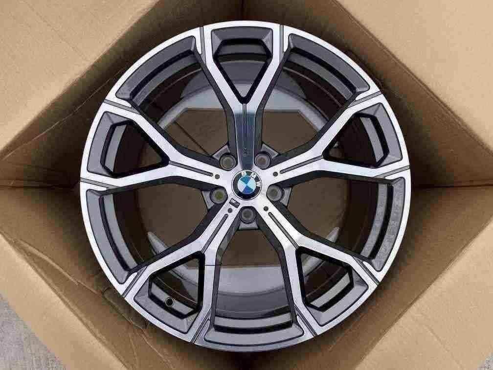 Кованые диски Ju-Tuning 1216 графит porsche gunmetal R19–R21 5x120 / 5x112 на BMW G-серии, X3-X7