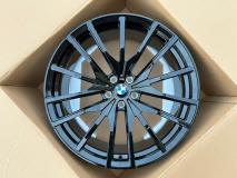 Кованые диски Ju-Tuning 1218 чёрный глянец R19–R22 5x120 / 5x112 на BMW G-серии, X3-X7 — фото 2