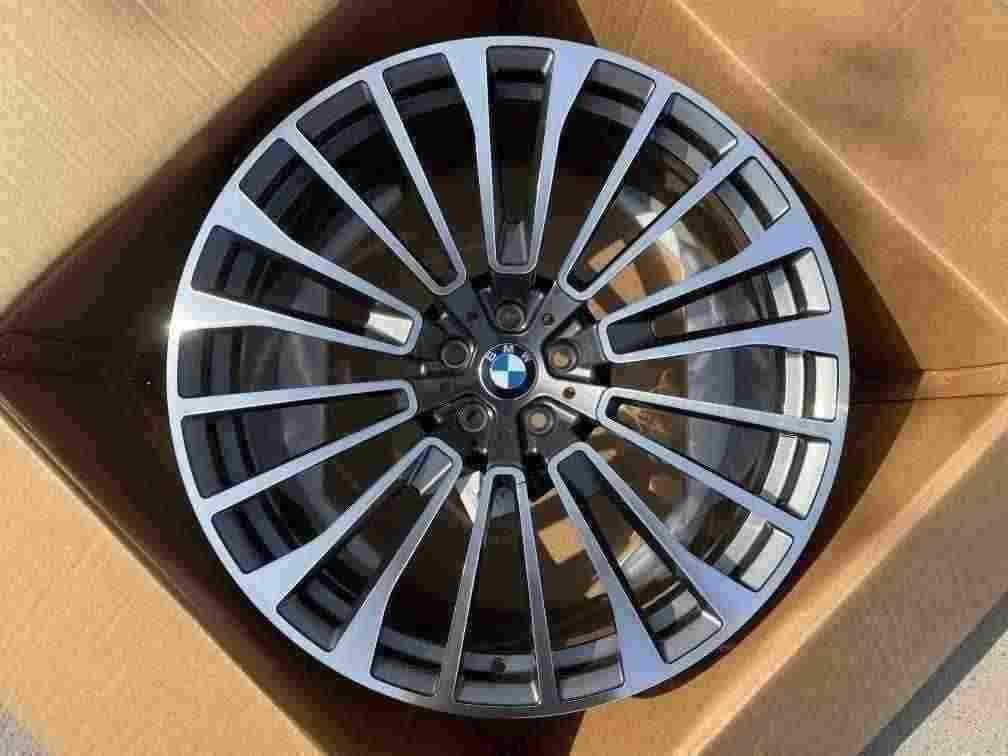 Кованые диски Ju-Tuning 1227 графит porsche gunmetal R20–R22 5x112 / 5x120 на BMW G-серии, X3-X7