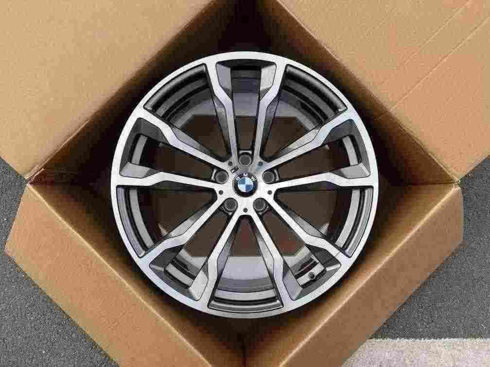 Кованые диски Ju-Tuning 1237 графит porsche gunmetal R20 5x112 на BMW G-серии, X3-X7
