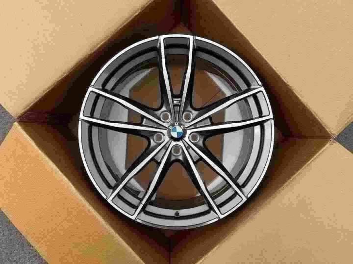 Кованые диски Ju-Tuning 1242 графит porsche gunmetal R19 5x112 на BMW G-серии, X3-X7