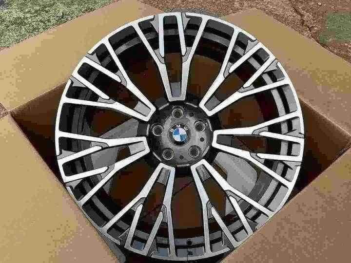 Кованые диски Ju-Tuning 1244 графит porsche gunmetal R19–R22 5x112 на BMW G-серии, X3-X7