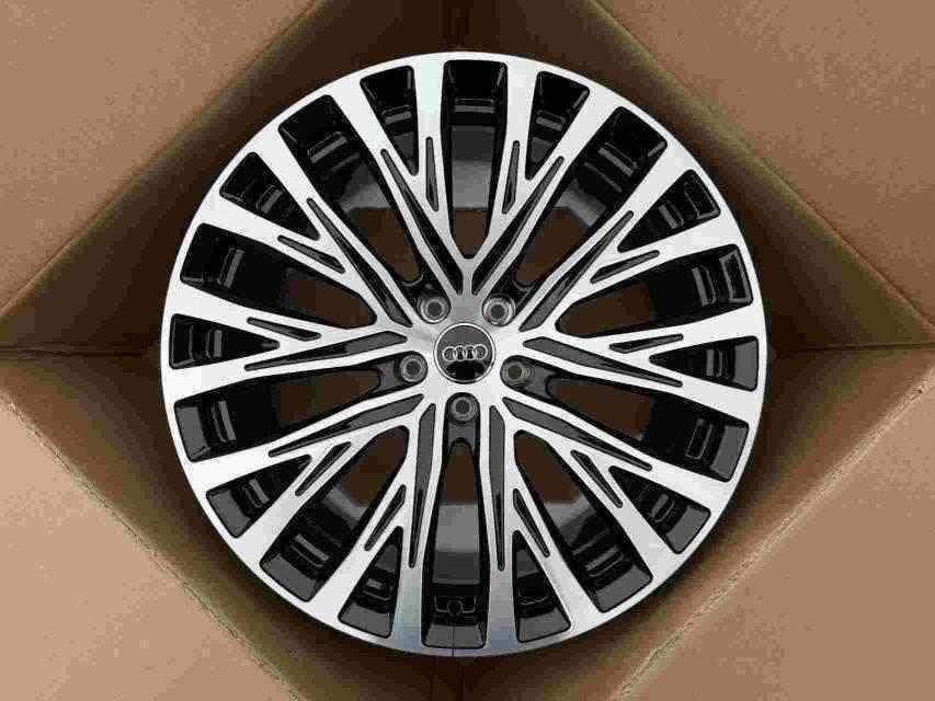 Кованые диски Ju-Tuning 1304 чёрный глянец R20 5x112 на Audi A4-A8, Q5/Q7