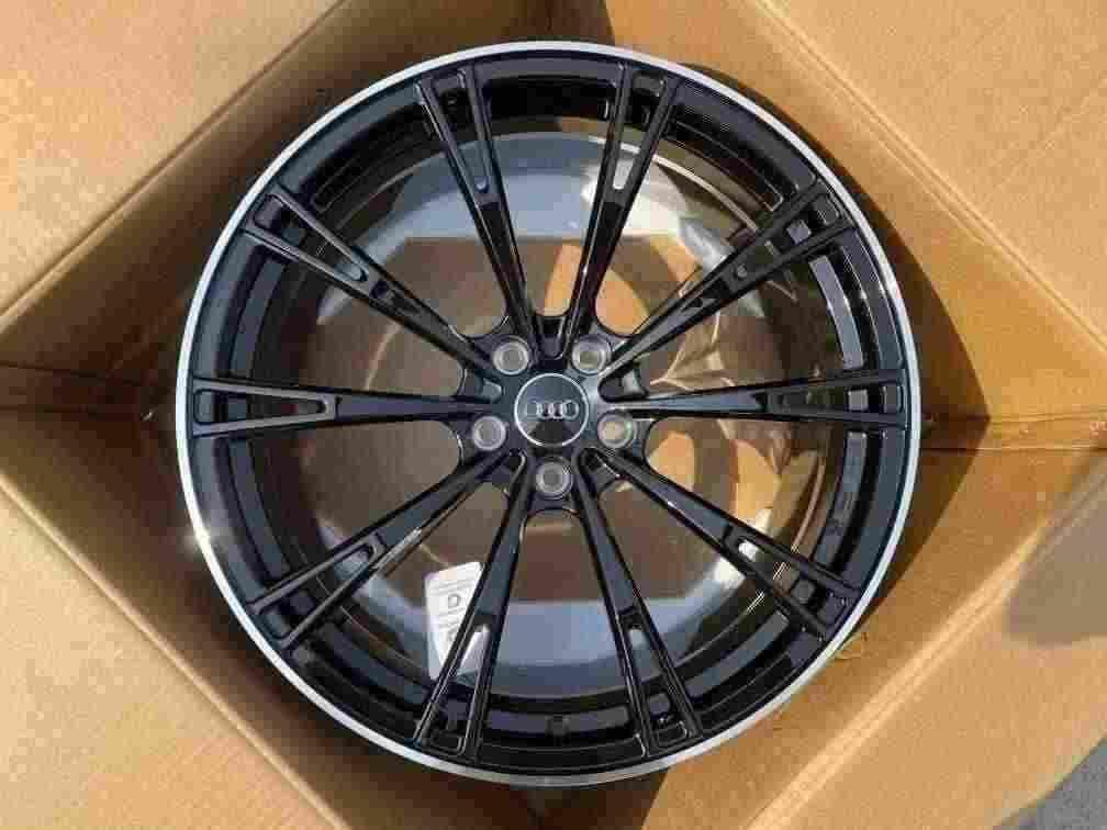 Кованые диски Ju-Tuning 1306 чёрный глянец R18–R20 5x112 на Audi A4-A8, Q5/Q7