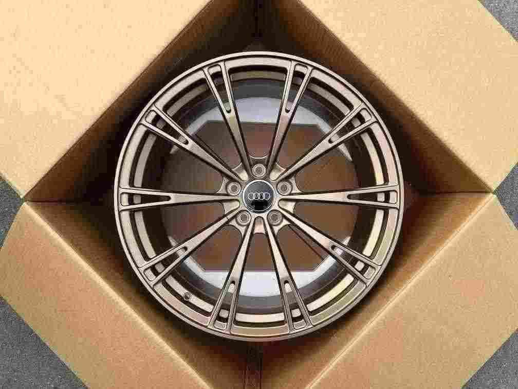 Кованые диски Ju-Tuning 1306 чёрный глянец R18–R20 5x112 на Audi A4-A8, Q5/Q7 — фото 2