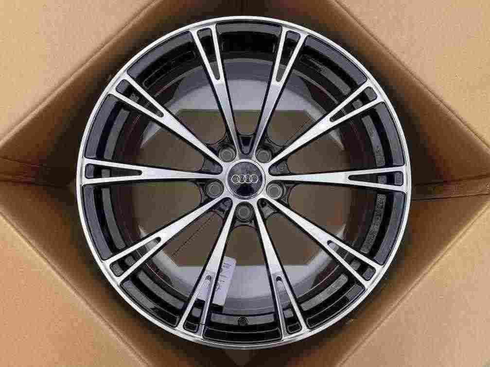 Кованые диски Ju-Tuning 1306 чёрный глянец R18–R20 5x112 на Audi A4-A8, Q5/Q7 — фото 3