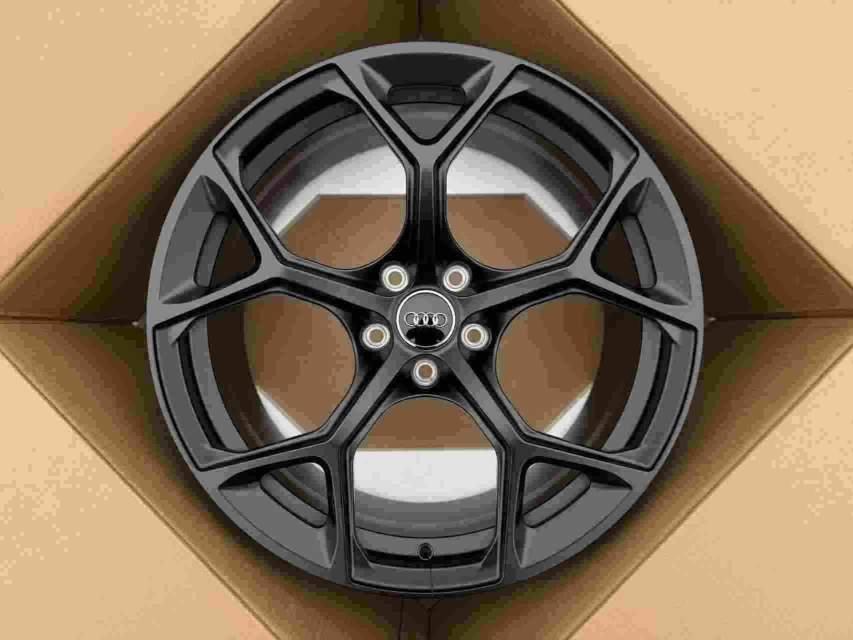 Кованые диски Ju-Tuning 1307 чёрный мат R19–R21 5x112 на Audi A4-A8, Q5/Q7
