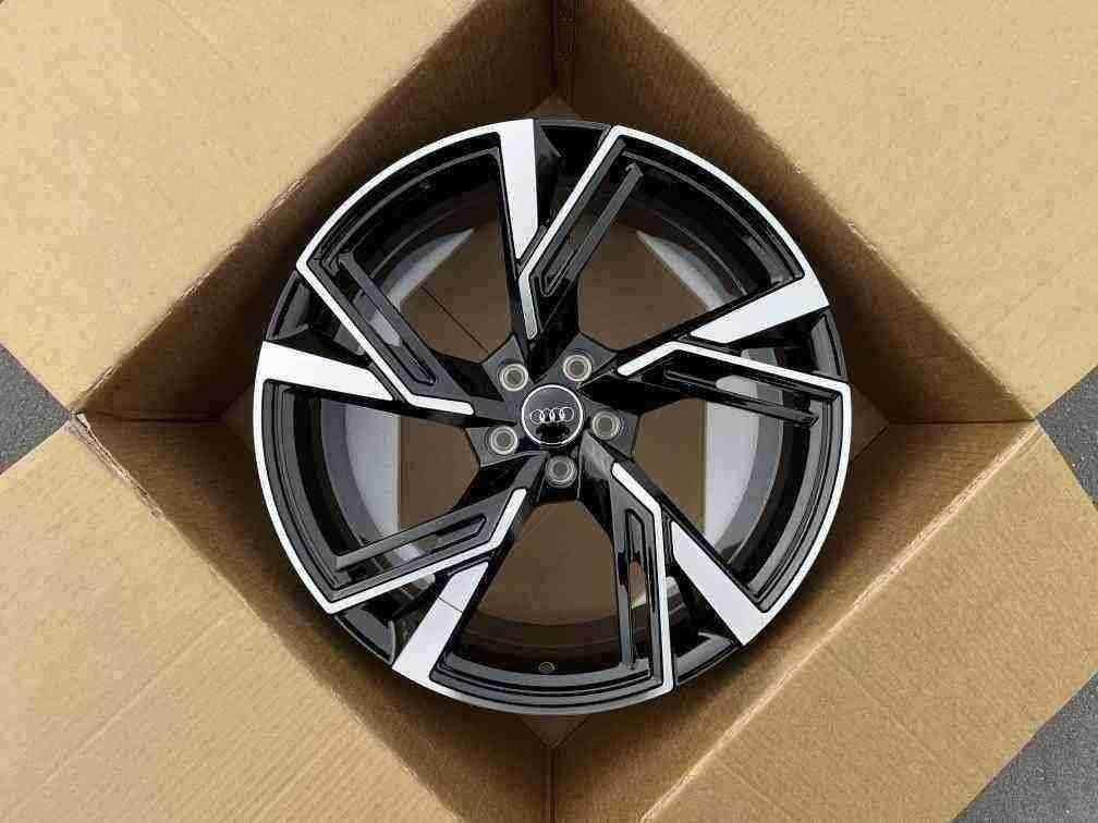 Кованые диски Ju-Tuning 1309 чёрный глянец R19–R21 5x112 на Audi A4-A8, Q5/Q7