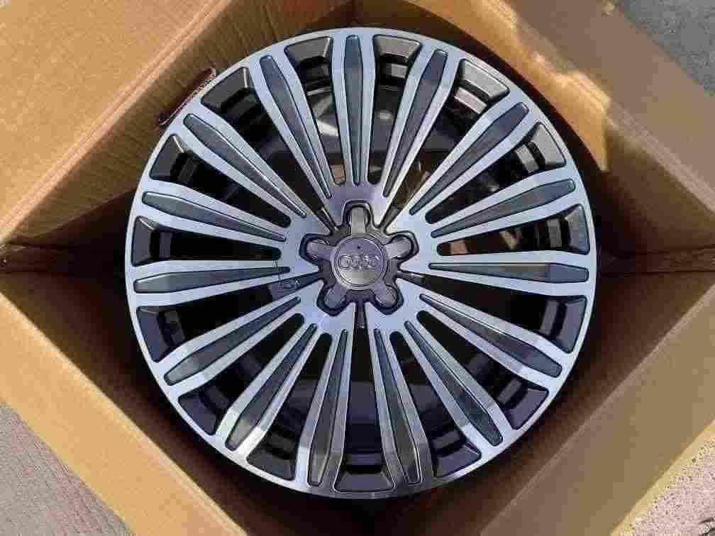 Кованые диски Ju-Tuning 1312 графит mercedes gunmetal R19–R20 5x112 на Audi A4-A8, Q5/Q7