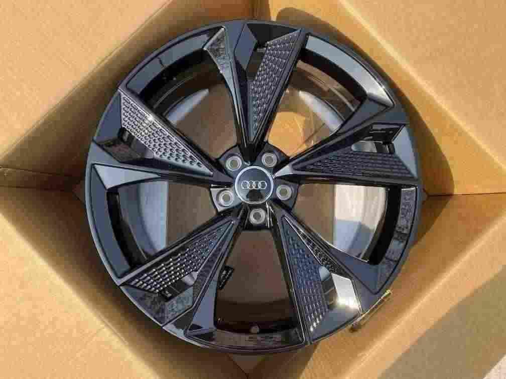 Кованые диски Ju-Tuning 1315 чёрный глянец R18–R21 5x112 на Audi A4-A8, Q5/Q7 — фото 2