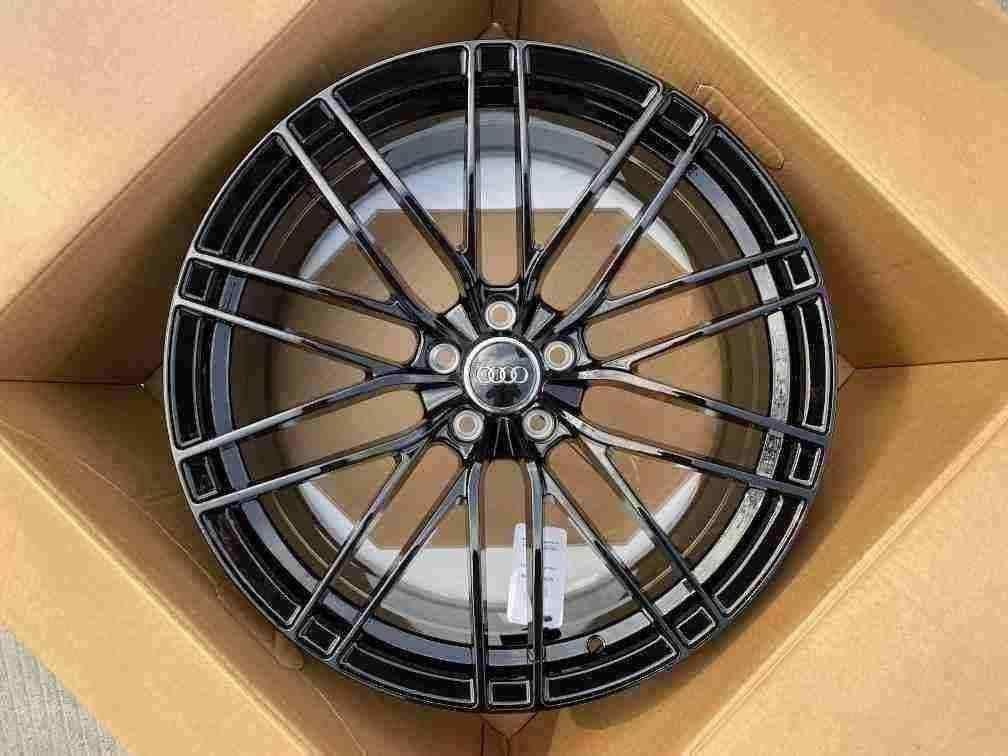 Кованые диски Ju-Tuning 1316 чёрный глянец R18–R21 5x112 на Audi A4-A8, Q5/Q7