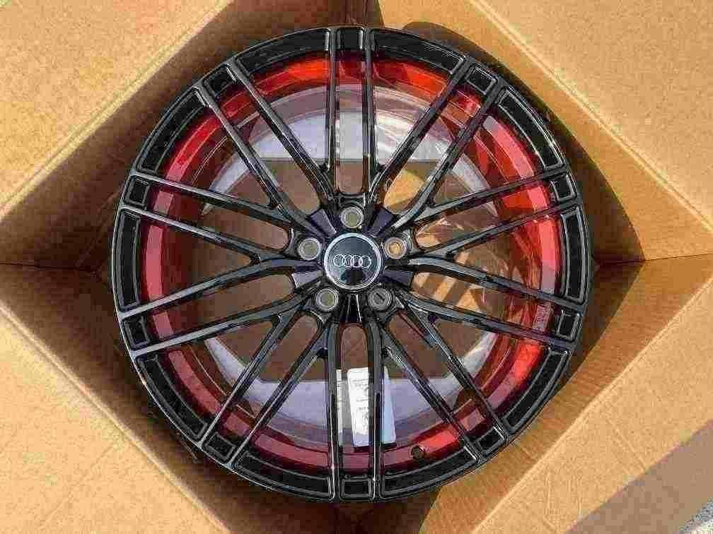 Кованые диски Ju-Tuning 1316 чёрный глянец R18–R21 5x112 на Audi A4-A8, Q5/Q7 — фото 2