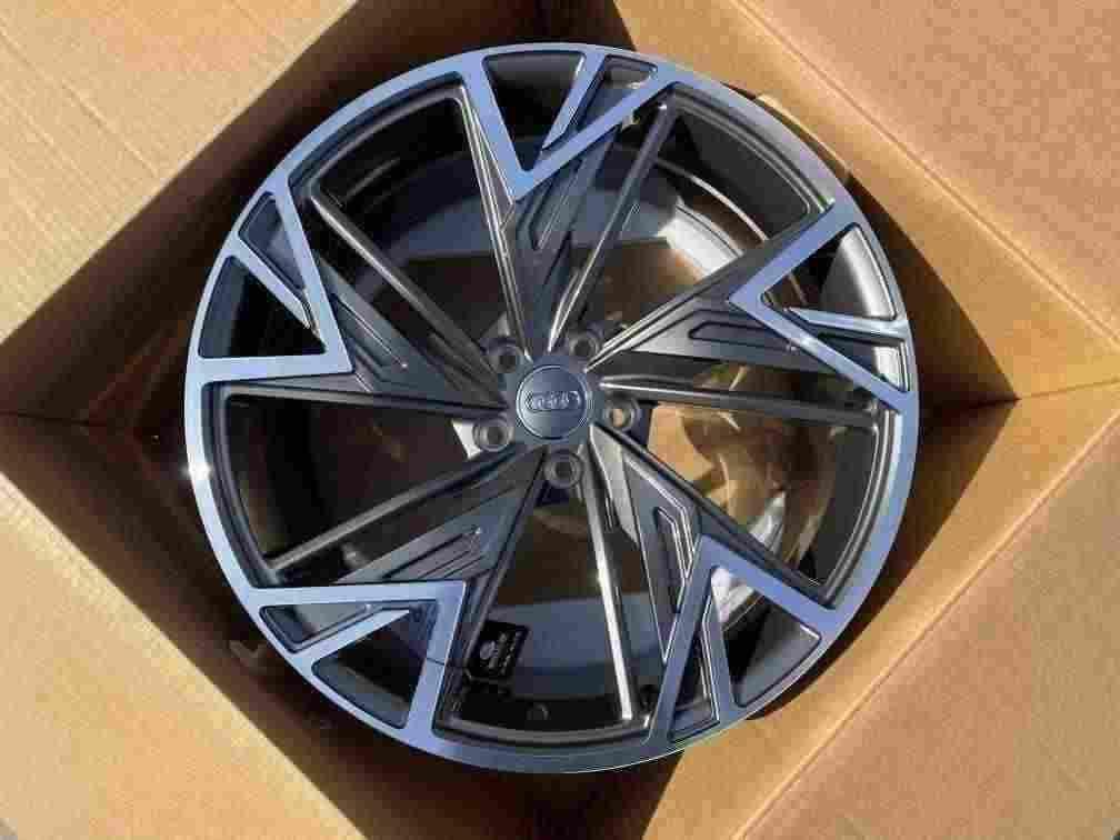 Кованые диски Ju-Tuning 1317 графит mercedes gunmetal R19–R21 5x112 на Audi A4-A8, Q5/Q7
