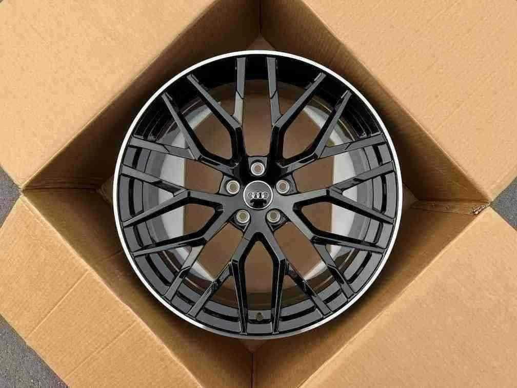 Кованые диски Ju-Tuning 1319 чёрный глянец R19–R21 5x112 на Audi A4-A8, Q5/Q7