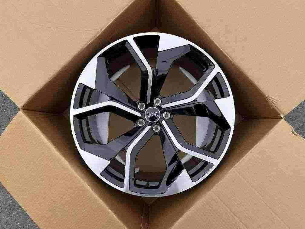 Кованые диски Ju-Tuning 1326 чёрный глянец R21–R23 5x112 на Audi A4-A8, Q5/Q7