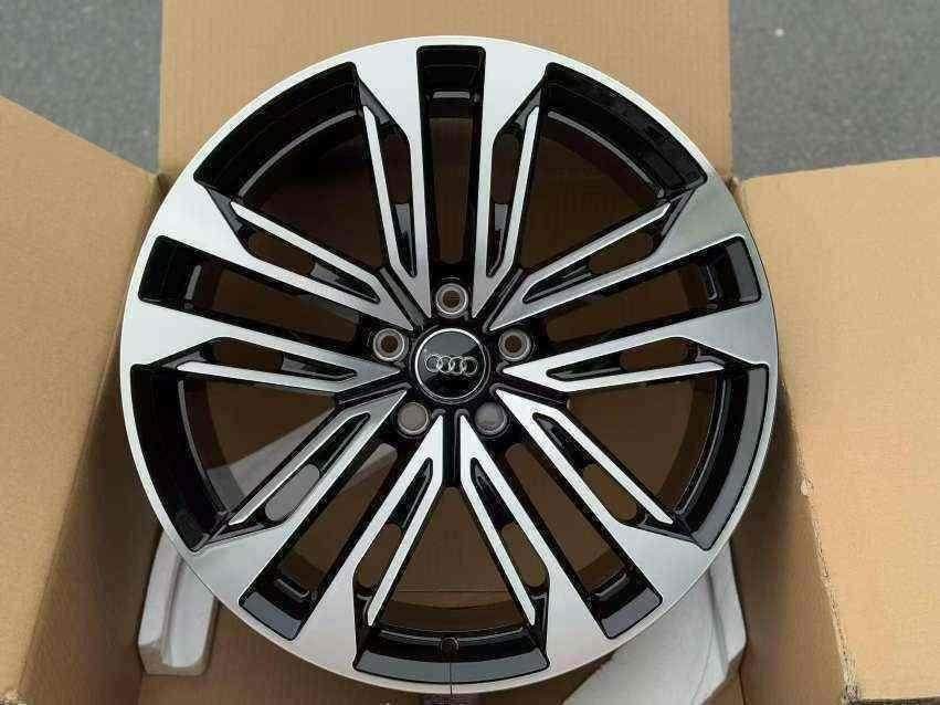Кованые диски Ju-Tuning 1330 чёрный глянец R19–R21 5x112 на Audi A4-A8, Q5/Q7