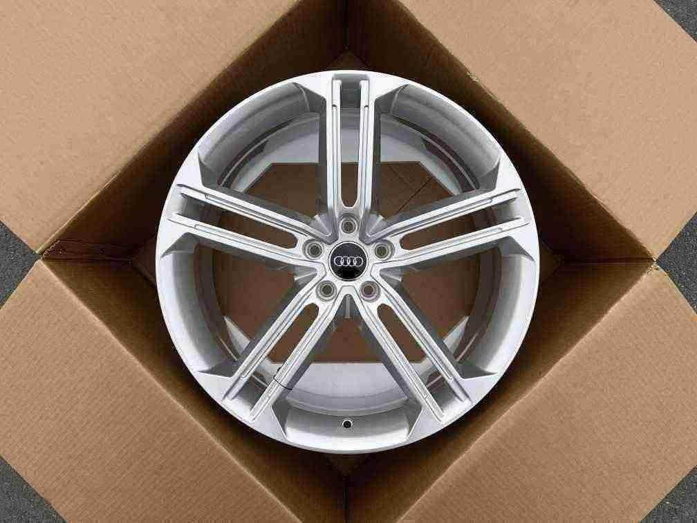 Кованые диски Ju-Tuning 1331 серебристый металлик R19–R21 5x112 на Audi A4-A8, Q5/Q7