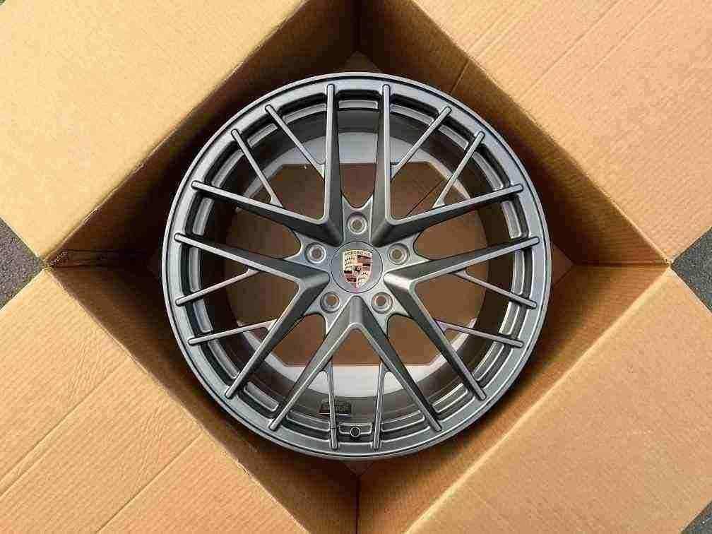 Кованые диски Ju-Tuning 1503 матовый графит porsche gunmetal R20–R21 5x130 на Porsche Cayenne, Panamera