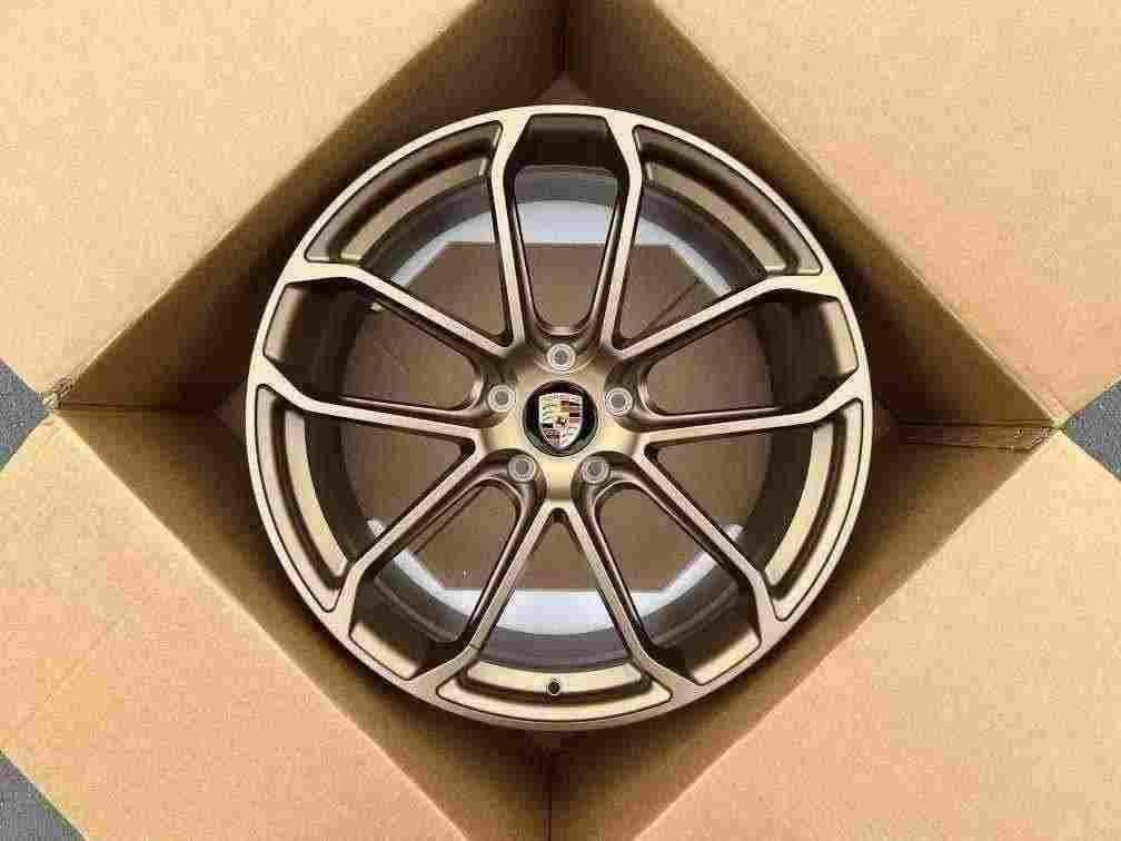 Кованые диски Ju-Tuning 1506 чёрный мат R20–R22 5x130 / 5x112 на Porsche Cayenne, Panamera — фото 3