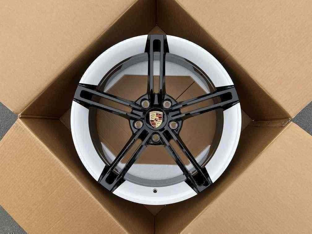 Кованые диски Ju-Tuning 1510 чёрный глянец R19–R21 5x130 на Porsche Cayenne, Panamera