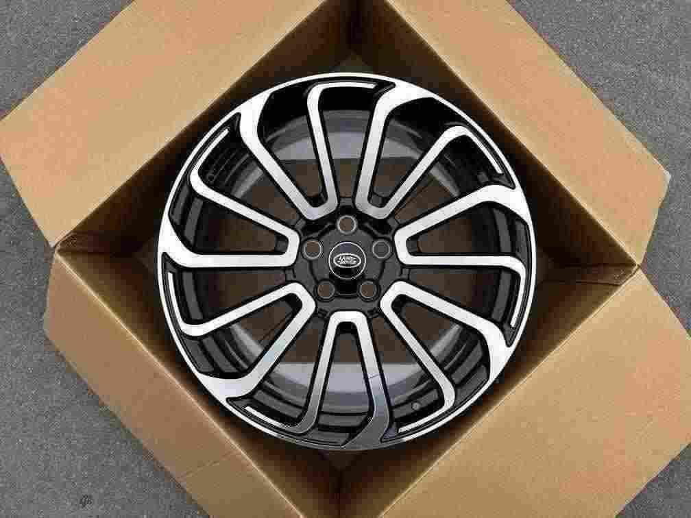 Кованые диски Ju-Tuning 1601G чёрный глянец R19–R22 5x120 / 5x108 на Range Rover, Defender