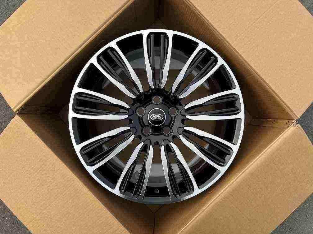 Кованые диски Ju-Tuning 1602G графит porsche gunmetal R19–R21 5x108 / 5x120 на Range Rover, Defender — фото 3