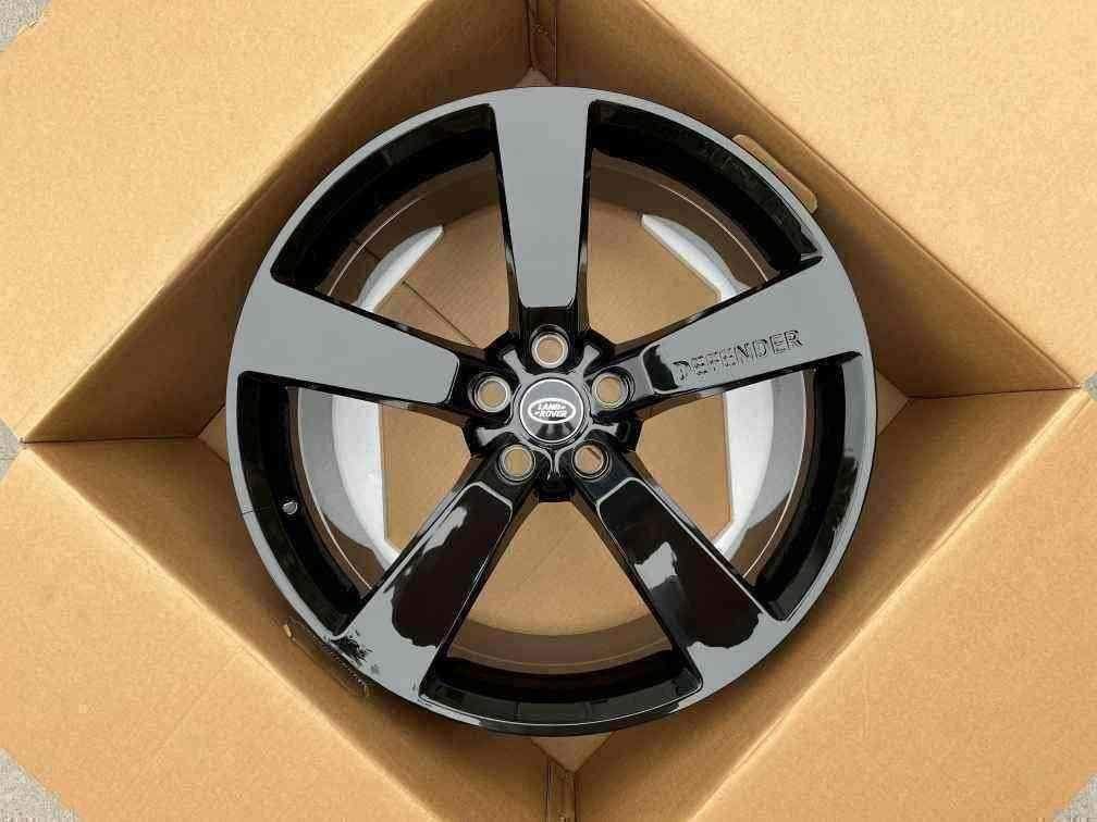 Кованые диски Ju-Tuning 1608 чёрный глянец R20–R22 5x120 на Range Rover, Defender