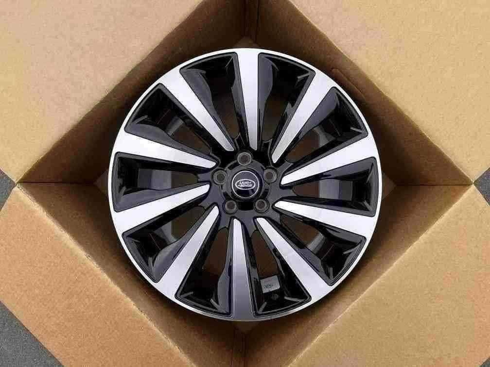 Кованые диски Ju-Tuning 1610B чёрный глянец R21–R23 5x120 на Range Rover, Defender