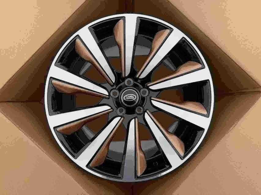 Кованые диски Ju-Tuning 1610B чёрный глянец R21–R23 5x120 на Range Rover, Defender — фото 2