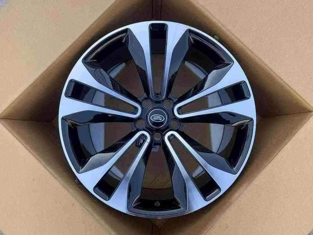 Кованые диски Ju-Tuning 1611 чёрный глянец R21–R22 5x120 на Range Rover, Defender