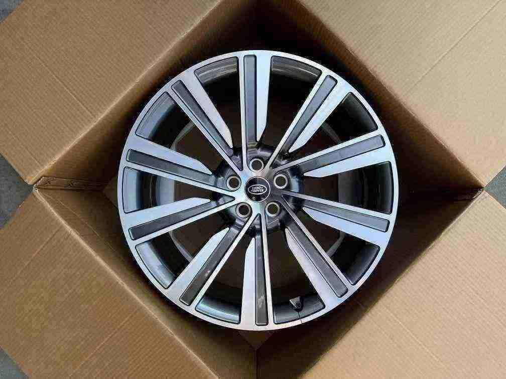 Кованые диски Ju-Tuning 1615B графит porsche gunmetal R21–R23 5x120 на Range Rover, Defender