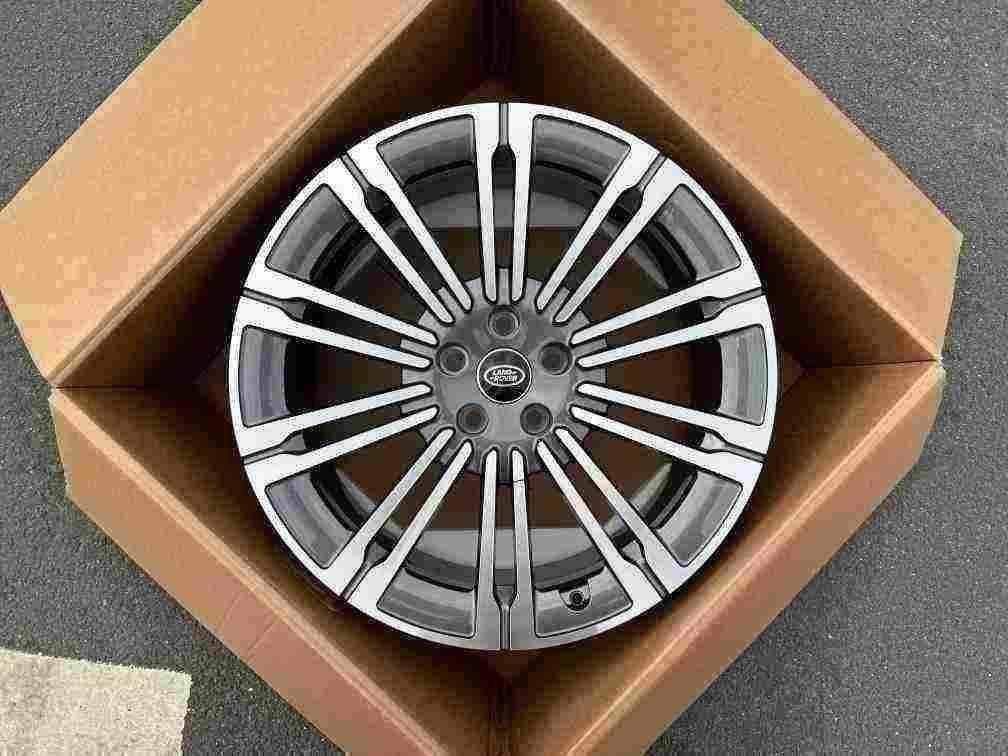 Кованые диски Ju-Tuning 1616B графит porsche gunmetal R21–R23 5x120 / 5x108 на Range Rover, Defender